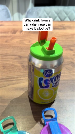 Turn any soda can into a spill-proof bottle in seconds 🥤 These reusable can lids with straws snap on easily and help prevent spills, bugs, and flat drinks. Perfect for kids, car rides, picnics, and everyday use. ✨ BPA-free & reusable ✨ Fits most standard cans ✨ Includes straw flip lid ✨ 4 colorful lids per pack Small gadget. Big upgrade. #sodacan #practical #tiktokshop #TikTokMadeMeBuyIt #flashsale