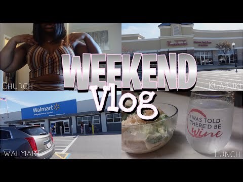 PRODUCTIVE WEEKEND VLOG | SHOPPING, CLEANING + CHURCH✨💒