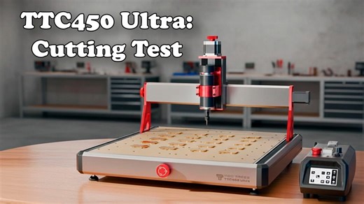 Twotrees TTC450 ultra CNC unboxing and first test