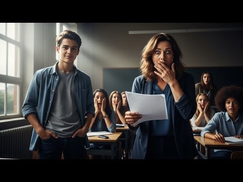 If You Pass the Test, I’ll Tear My Diploma! — Teacher Laughed… Until the Boy Revealed His Genius