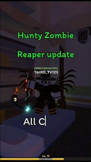 (Expired)Hunty Zombie Reaper update all working CODE! | Roblox