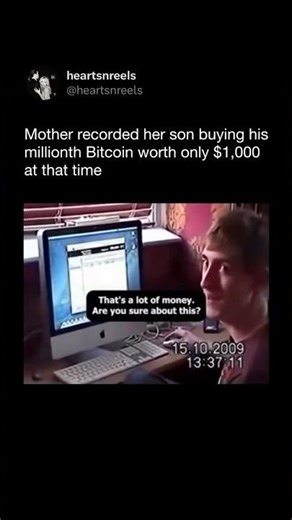 He bought 1 million Bitcoin for $1,000…