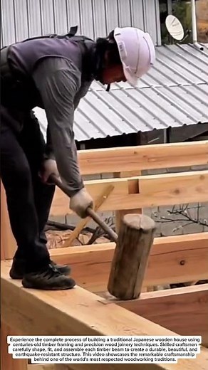 Amazing Traditional Japanese Wooden House Construction | Master Timber Framing