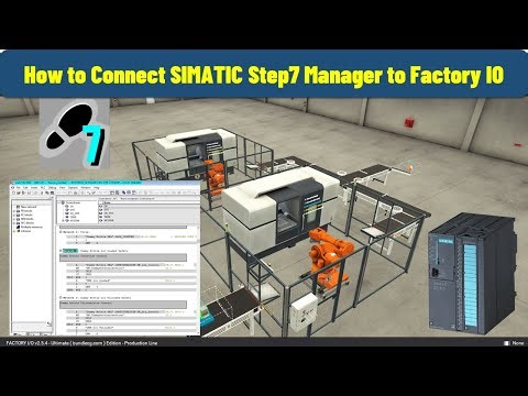 How to Connect Simatic manager step7 Simulation with Factory IO | Siemens | PLC S7-300 | SCADA 2023