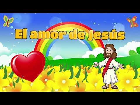 ❤️ EL AMOR DE JESÚS ❤️ CANTO ADVENTISTA PARA NIÑOS 👧🏻👦🏻 - KARAOKE Y LETRA |