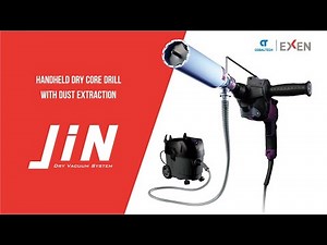 Dry diamond core bits "JIN" with vacuum cooling system