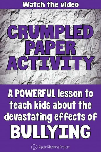 Wrinkled Heart Activity: Powerful Anti-Bullying Lesson with Crumpled Paper