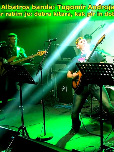 🎸 SMOKE ON THE WATER - ALBATROS Band 😛 Nekaj taktov za ljubitelje starega dobrega rocka. - Dogodek: Bandi naše mladosti ALBATROS BAND Albatros Band 1980 - 1990 (glasbeni stil: Classic rock) Člani: Tugomir Androja – Električna kitara Silvo Kušljan - Bas kitara Toni Homan - Klaviature Dušan Grgič - Bobni Jože Makovec – Akustična kitara Albatros band je nastal iz mladih najstniških dečkov, kateri so se ob poslušanju plošč navduševali nad zvokom takratnih rock bandov: The Beatles, Creedence Clearw