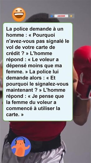 Vol de carte humoristique
