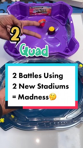 Exciting Beyblade Battles in QuadStrike Stadiums