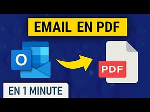 How to Save an Email as PDF in Outlook?