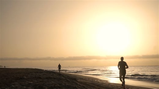 Beach, Sand, Sunrise. Free Stock Video