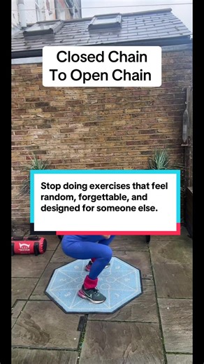 Stop doing exercises that feel random, forgettable, and designed for someone else. Choose movements that match your outcome goal and the way you want to feel. Most training routines start with the exercise. Pick a squat. Add a jump. Throw in some press ups. Call it functional. Post it. Repeat. Starting there gives you two blocks with no purpose, no outcome, and no emotional connection to the person doing them. It is just movement wallpaper. This video is the opposite. It uses two blocks of stren