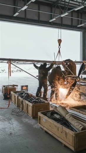 Building a Homebuilt Aircraft Inside a Glacier Hangar. | Runway Zero