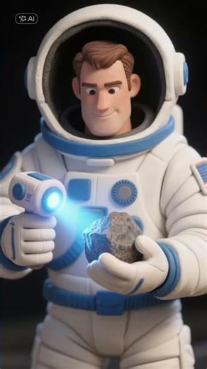 ¡Un astronauta conoce a un alienígena por primera vez!