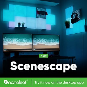 3.3K views | Bring the outdoors into your home with Scenescape!  This immersive audio+visual experience will instantly transport you to the most relaxing places 殺 Explore the possibilities NOW on the Nanoleaf Desktop App! Download Here: https://go.nanoleaf.me/desktopapp | Nanoleaf | Facebook