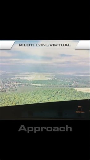 Airbus A3220neo shortly before landing captains view | PFV #shorts #real #simulation