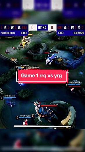 FULL WAR || Rinz midlaner baru jago banget 😱🗿 || GAME 1 RRQ VS YRG #mlbbprojectnext #fypシ゚ #rrq #yrg #esl #projectnext2024