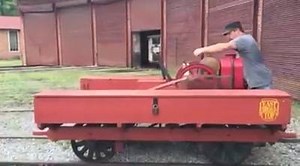 The speeder has a 1920s Fairmont six horsepower engine. The body was probably constructed by the EBT. | East Broad Top Railroad