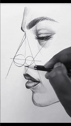 Easy Pencil Sketch for Beginners | Step by Step Drawing Tutorial #shorts #art #viral