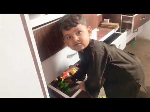 Funny Kid Playing with Toys | Cute Toddler Making a Mess | Toddler Activities"#kids