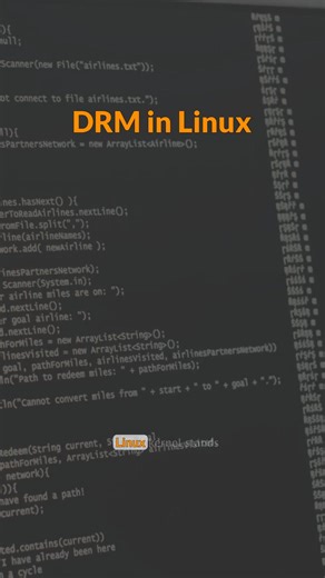 DRM is the Linux kernel backbone of modern graphics The Direct Rendering Manager (DRM) manages GPU access, buffer allocation, synchronization, and secure multi-process sharing—while KMS handles display control like modesets and page flips. It’s the kernel contract for high-performance rendering. Graphics isn’t magic—it’s kernel engineering. #linux #gpu #software #computerscience #programming