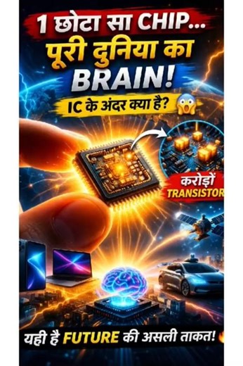 एक छोटा सा chip… और उसके अंदर करोड़ों components 😱यही है technology का असली magic! 🔥” #chipdesign