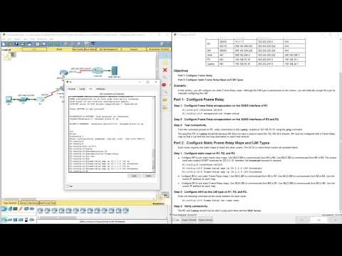 Lab 4.2.1.4 Packet Tracer - Configuring Static Frame Relay Maps