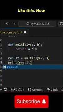 Return function in Python #pythontutorial #coding