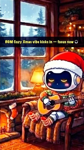 Cozy Xmas Focus | 24s Productivity Burst – Lofi Jazz for Study & Work