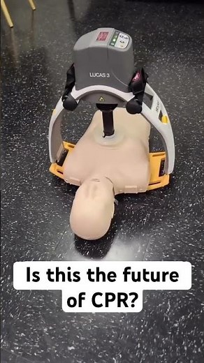 LUCAS deliverd , mechanical chest compressions, ensuring consistent depth and rate, for CPR #lucas