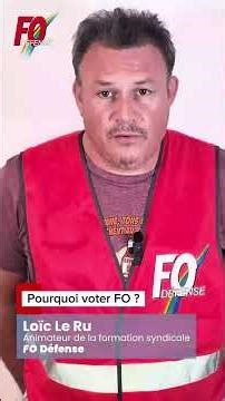Loïc Le Ru Animateur de la Formation syndicale #FODéfense #formationsyndicale