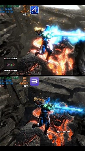 Rpcs3 vs Shad-Ps4 Emulator PC Comparison Kratos vs Titan Lava