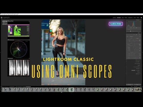 Lightroom Classic with video scopes by | Nobe Omni Scopes|