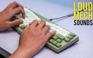 【打字音】loud clacky mechanical keyboard sounds