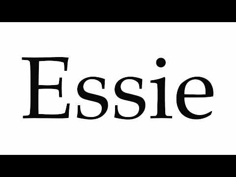 How to Pronounce Essie