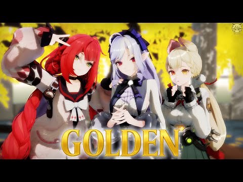 [MMD KPop Demon Hunters] 🔥 HUNTR/X - Golden 🌟 | Motion DL ✨