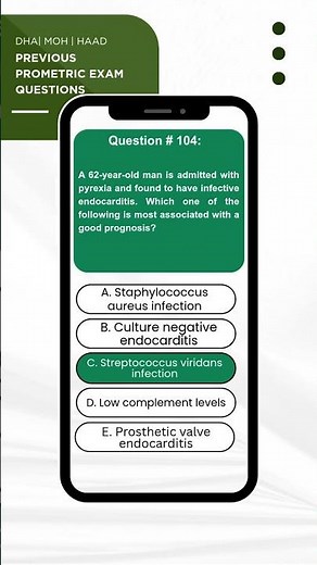 Prometric Exam Question #104 | MOH DHA HAAD DOH | For All Health Professionals 2025