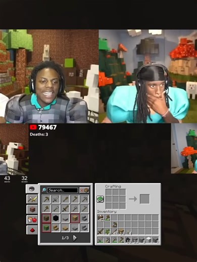 ISHOWSPEED and KAI CENAT's Minecraft Hardcore Adventure