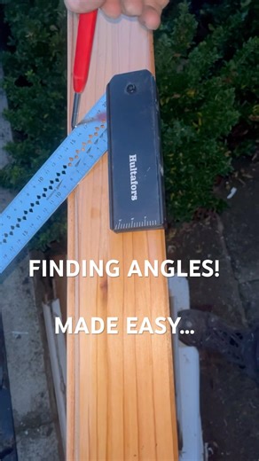 Best way to find an angle! A bevel! It locks into place & removes the long process of protractors