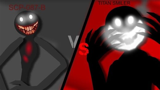 Scp-087 b vs Titan smiler [SN/Stick nodes animation] Requested