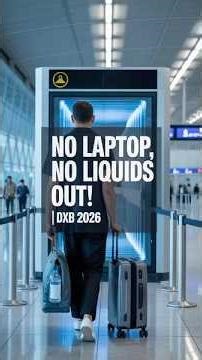 Dubai Airport Upgrade ✈️ No More Laptop & Liquid Checks by 2026!