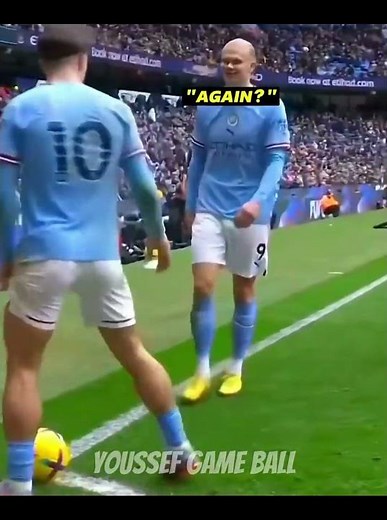 Haaland Running Down the Clock #footballplayer #messifootball #soccerplayer #youssef_game_ball