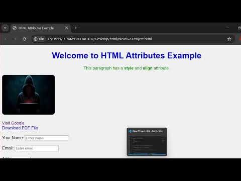 Day 9 HTML Tutorial in Urdu | HTML Attributes Complete Guide for Beginners