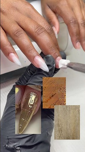 Gel X Chrome nail art tutorial 🌟 #naildesigns