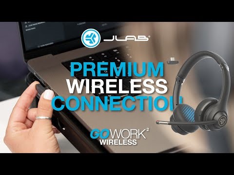 No More Dropped Calls! JLab Go Work2 USB-C Headset for Flawless Communication