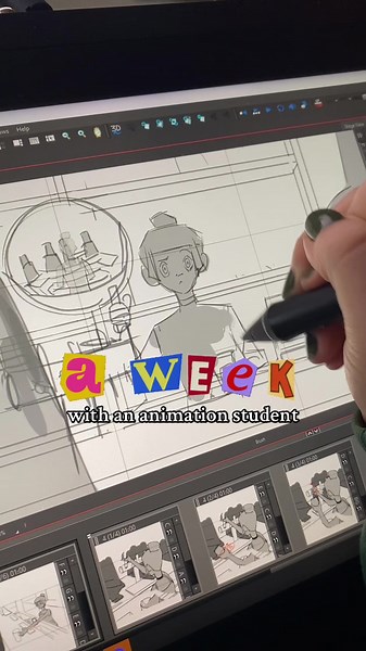 Week as an Animation Student: Behind the Scenes