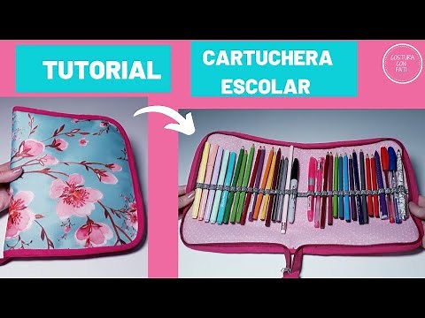 DIY - HOW TO MAKE A PENCIL CASE / SCHOOL PENCILS