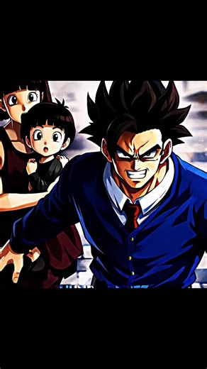 why gohan trying to protect their family #animeedit #dbz #goku #dragonball #amv #dragonballsuper