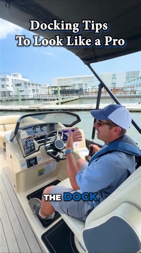 Follow these docking steps to look like a pro! 💪 1. Prepare your fenders and dock lines 🪢 2. Pull into the wind and current 🌬️ 3. Slow is pro! 🐌 4. Have a plan🤔 5. Bump in and out of gear⚙️ 6. Tuck the stern 🚤 #docktok #boating #learnontiktok #highlandsnj #bridgemarina @starcraftmarine